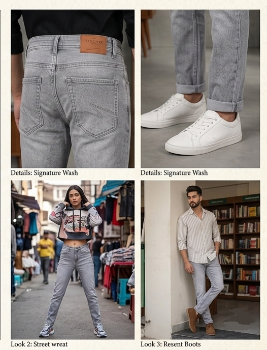 Zara Man Denim Wear Jeans