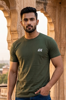T-shirt made from hosiery cloth (XL)